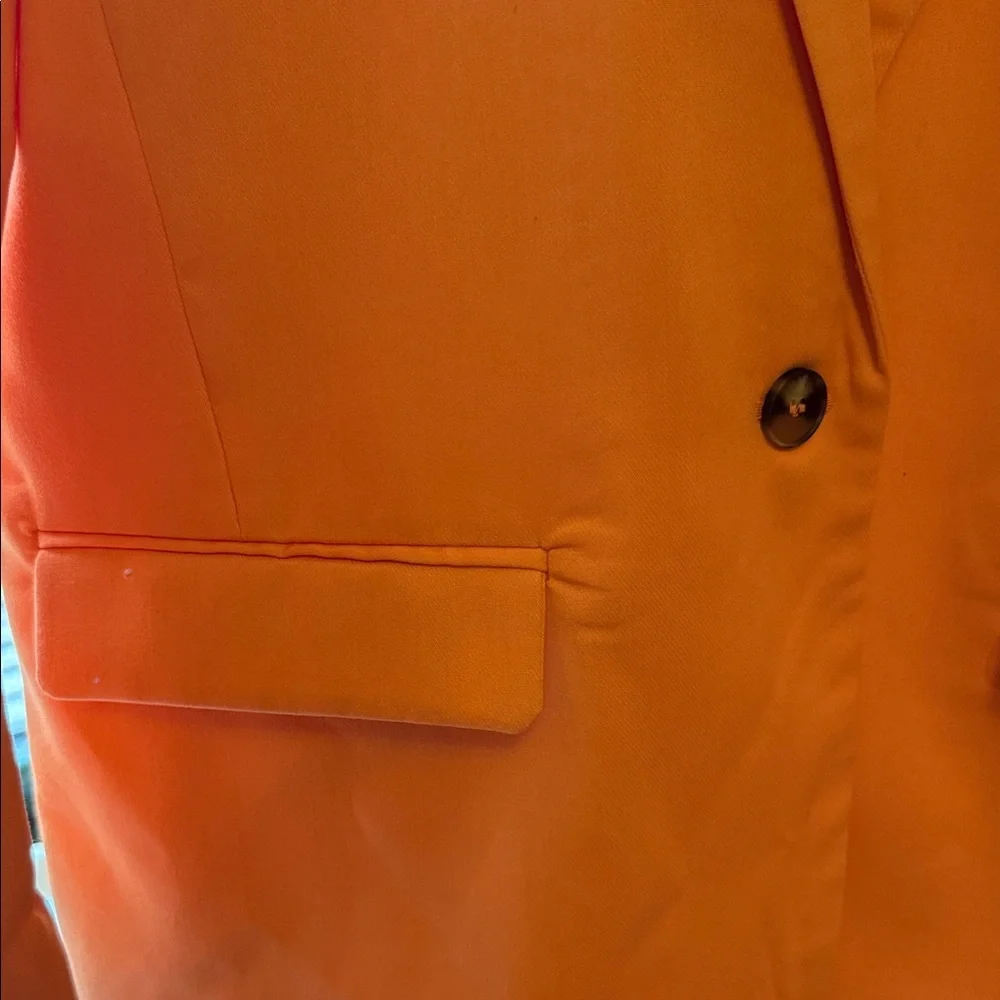 Steve Madden Bright Orange Blazer - Picture 3 of 4